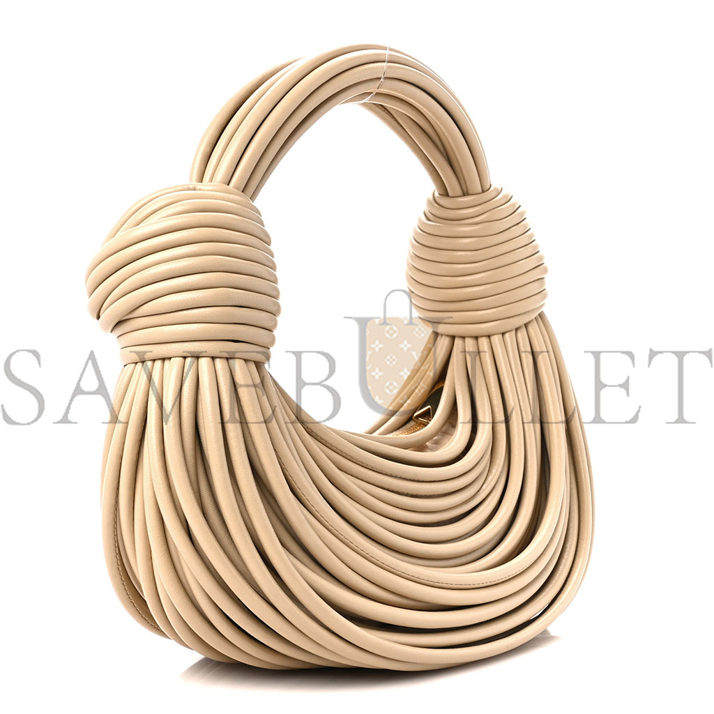 BOTTEGA VENETA NAPPA MINI TUBULAR DOUBLE KNOT PORRIDGE (26*10*9cm) BOTTEGA VENETA NAPPA MINI TUBULAR DOUBLE KNOT PORRIDGE (26*10*9cm)