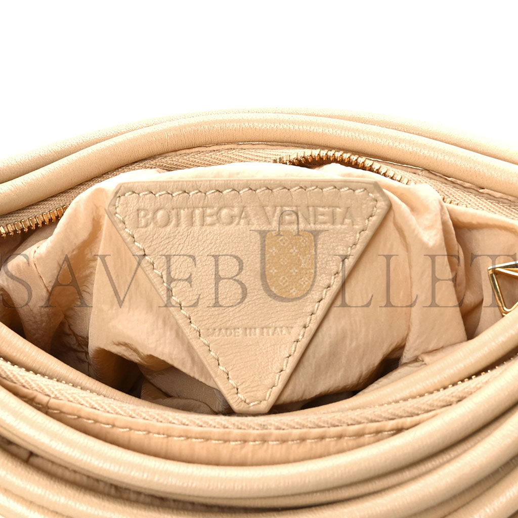BOTTEGA VENETA NAPPA MINI TUBULAR DOUBLE KNOT PORRIDGE (26*10*9cm) BOTTEGA VENETA NAPPA MINI TUBULAR DOUBLE KNOT PORRIDGE (26*10*9cm)