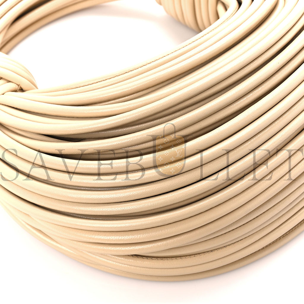 BOTTEGA VENETA NAPPA MINI TUBULAR DOUBLE KNOT PORRIDGE (26*10*9cm) BOTTEGA VENETA NAPPA MINI TUBULAR DOUBLE KNOT PORRIDGE (26*10*9cm)
