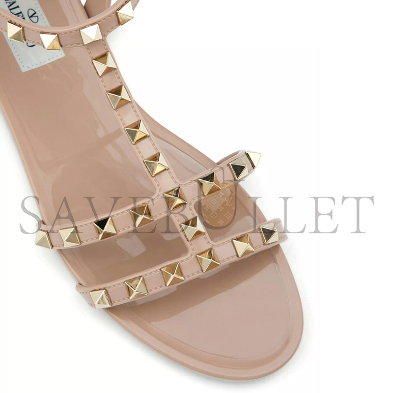VALENTINO ROCKSTUD FLAT RUBBER SANDAL 5W2S0H38PVS_P45 VALENTINO ROCKSTUD FLAT RUBBER SANDAL 5W2S0H38PVS_P45