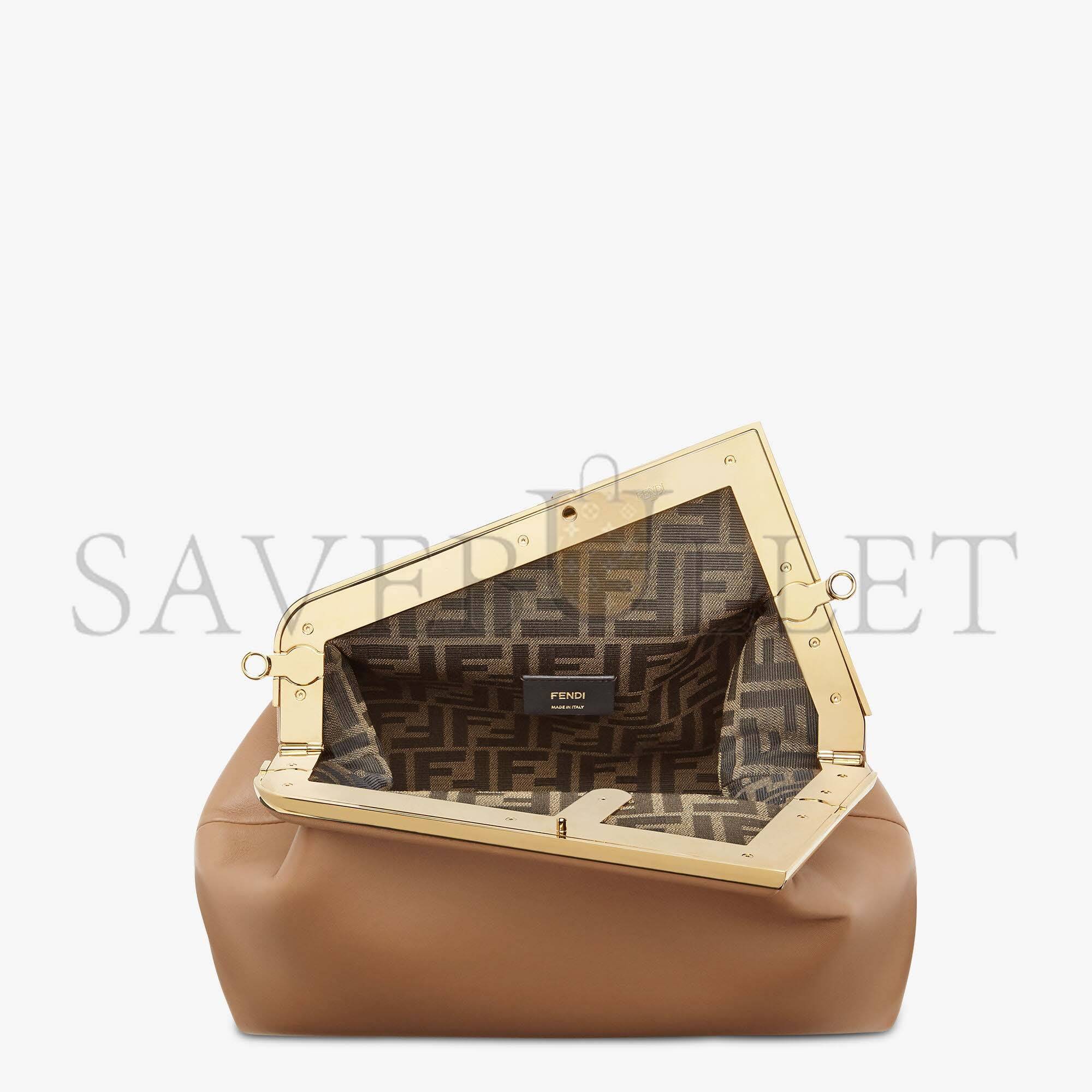 FENDI FIRST MEDIUM - BEIGE LEATHER BAG 8BP127ABVEF11WP (32.5*23.5*15cm)