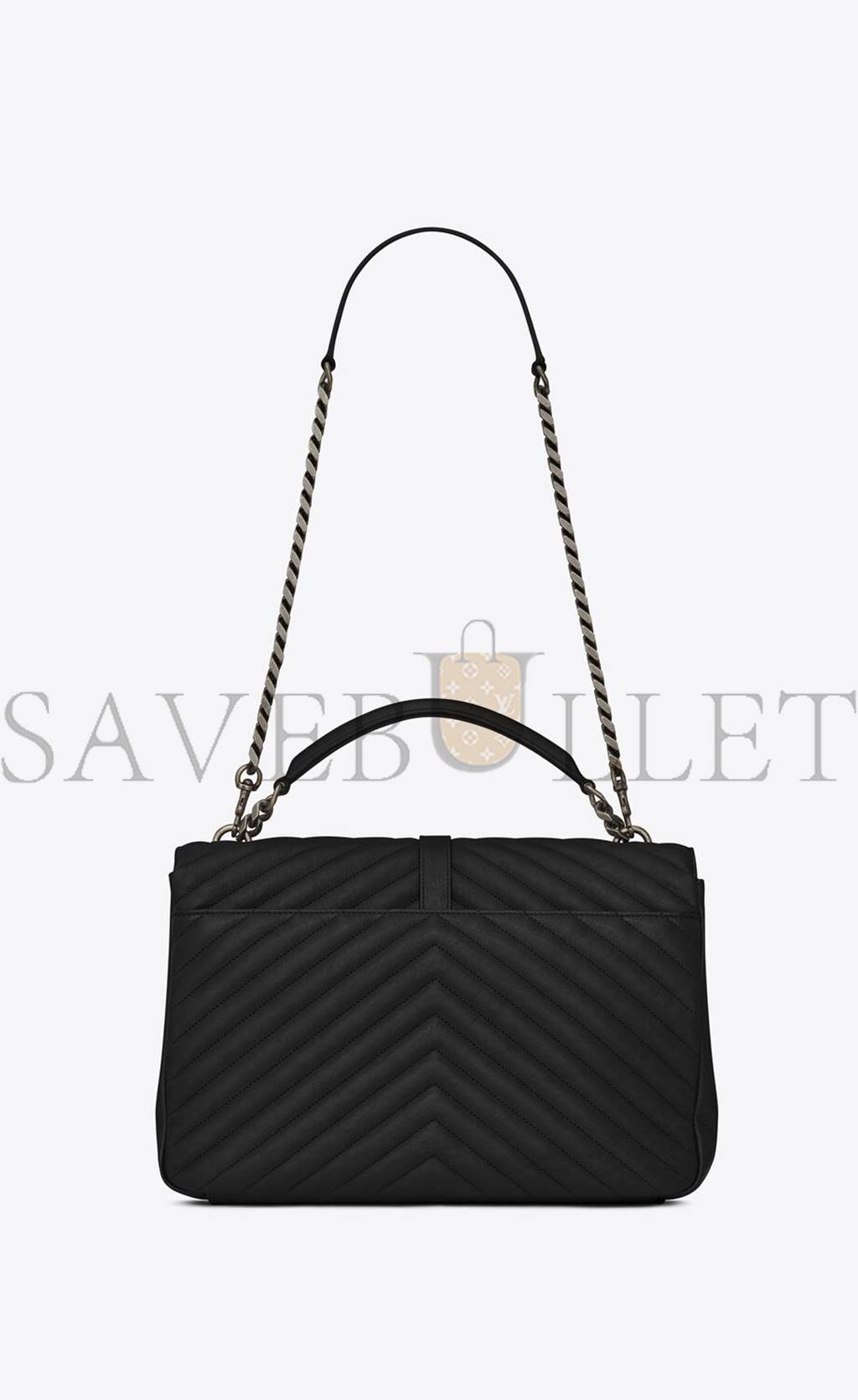 YSL COLLEGE LARGE CHAIN BAG IN QUILTED LEATHER 600278BRM041000 (32*20*8.5cm)