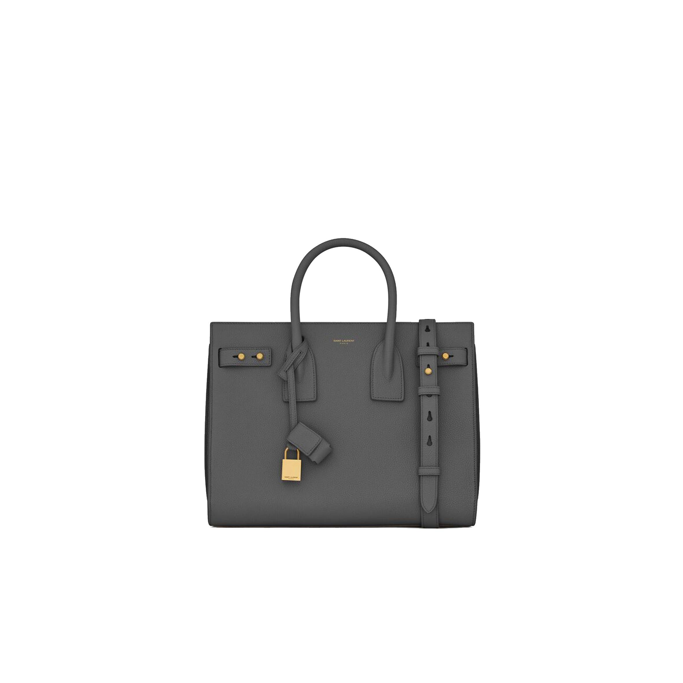 YSL SAC DE JOUR SUPPLE SMALL IN GRAINED LEATHER 717447DTI0W1112 (32*25.5*15.5cm)