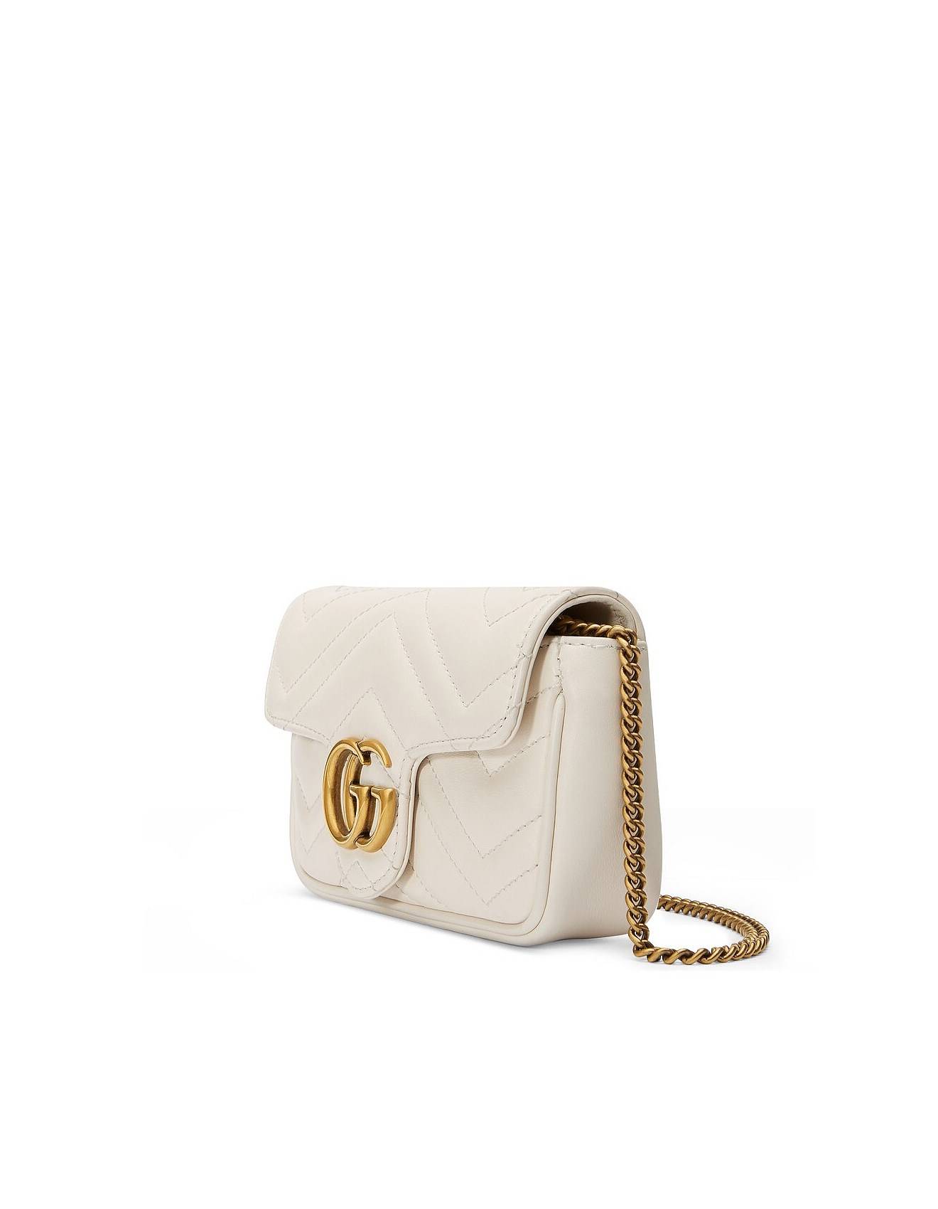 GUCCI GG MARMONT MATELASSÉ LEATHER SUPER MINI BAG  476433 (16.5*10*4.5cm)